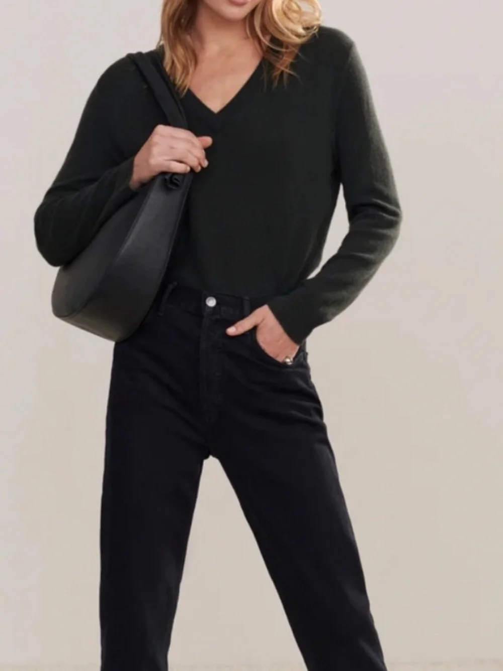 Jenni Kayne Flynn cashmere Sweater size XS in Forest